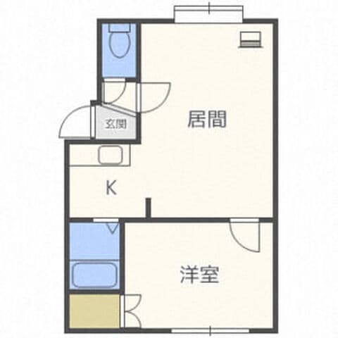 ライラックハイム 203号室(賃貸・1LDK・3.4万円/月)の外観・室内写真