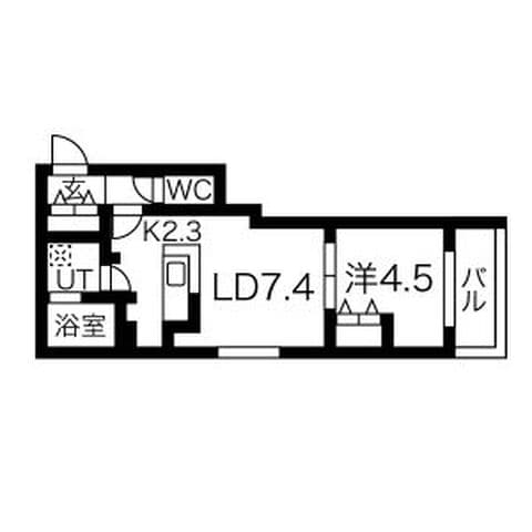 SeasonsⅡ(シーズンズ2) 402号室(賃貸・1LDK・6.2万円/月)の外観・室内写真