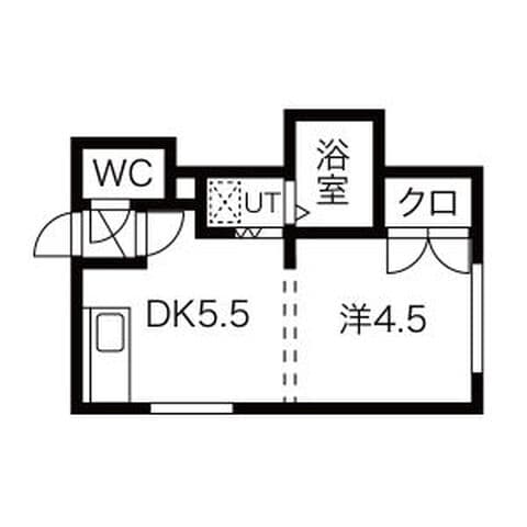 サンコート稲穂Ⅱ 203号室(賃貸・1DK・3.8万円/月)の外観・室内写真
