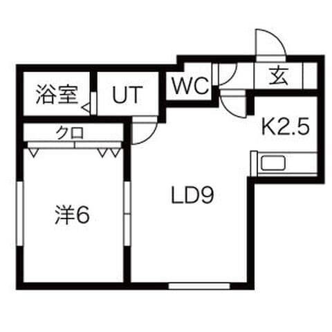 サンテラス星置北 103号室(賃貸・1LDK・5万円/月)の外観・室内写真