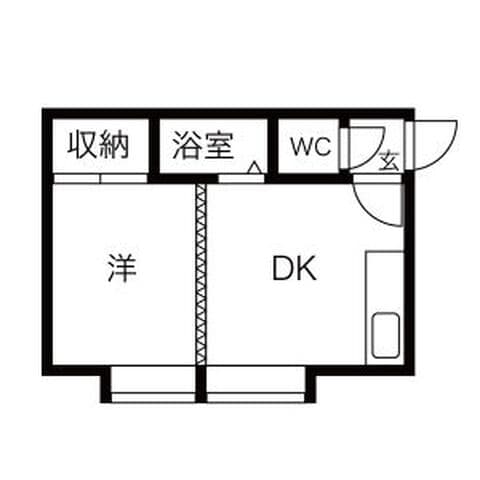 サンコート栄通13A 101号室(賃貸・1DK・3.3万円/月)の外観・室内写真