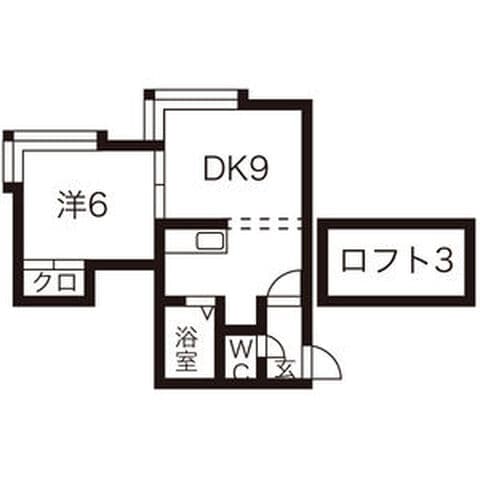 ウエストヴェリー 107号室(賃貸・1DK・3.8万円/月)の外観・室内写真