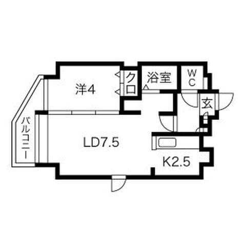 シュープリームコートII 701号室(賃貸・1LDK・4.5万円/月)の外観・室内写真