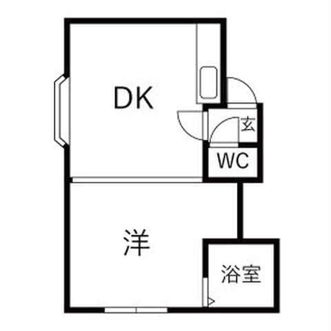 センチュリー21B棟 5号室(賃貸・1DK・3.1万円/月)の外観・室内写真