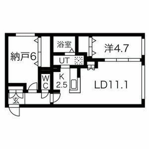 アルファスクエア琴似1条 302号室(賃貸・2LDK・11.5万円/月)の外観・室内写真
