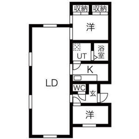 ReRe01(リリイチ) 201号室(賃貸・2LDK・9.9万円/月)の外観・室内写真