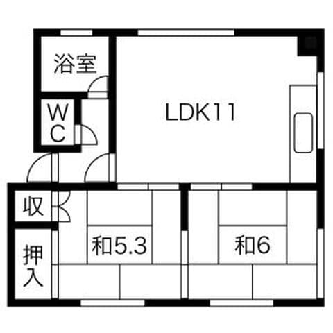 貴美マンション 201号室(賃貸・2LDK・2万円/月)の外観・室内写真