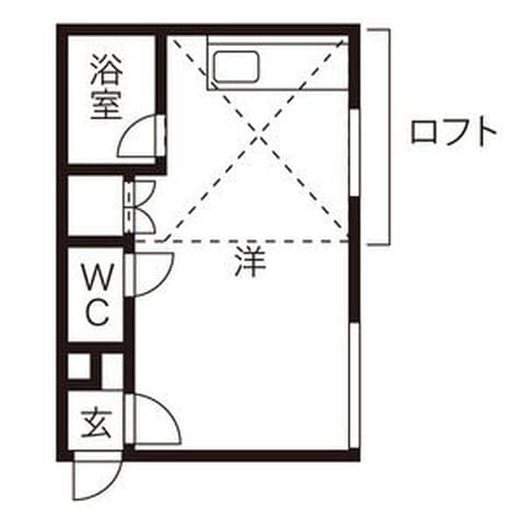 メイプルタウン 203号室(賃貸・1R・2.7万円/月)の外観・室内写真