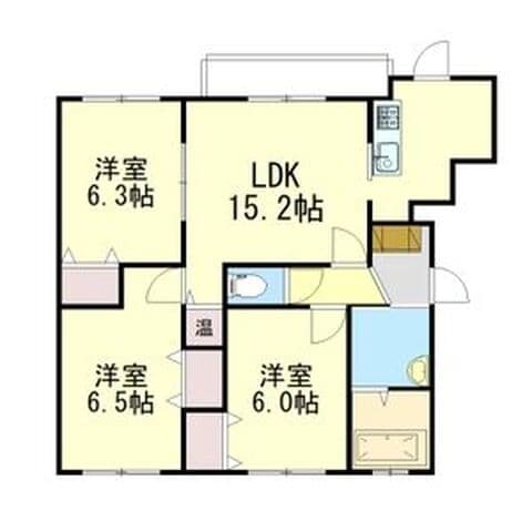 グラスミア恵庭 401号室(賃貸・3LDK・9.4万円/月)の外観・室内写真