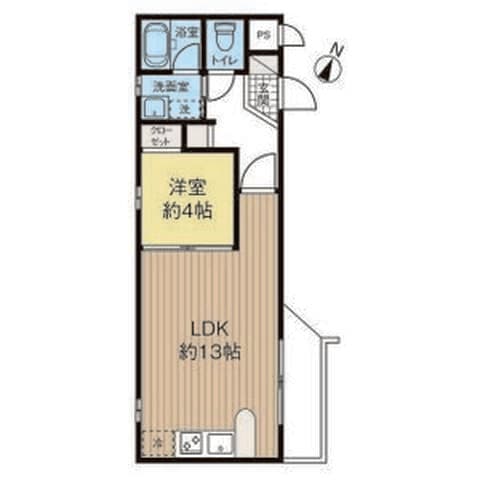 カピテーヌ円山 00202号室(賃貸・1DK・4.2万円/月)の外観・室内写真