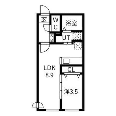 SENA円山 302号室(賃貸・1LDK・7万円/月)の外観・室内写真