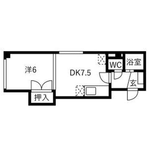 ナチュレ南5条 401号室(賃貸・1DK・4.5万円/月)の外観・室内写真