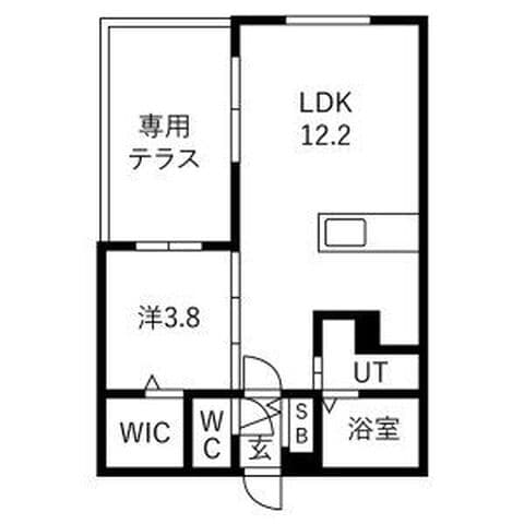 Alivis宮の森 106号室(賃貸・1LDK・7万円/月)の外観・室内写真