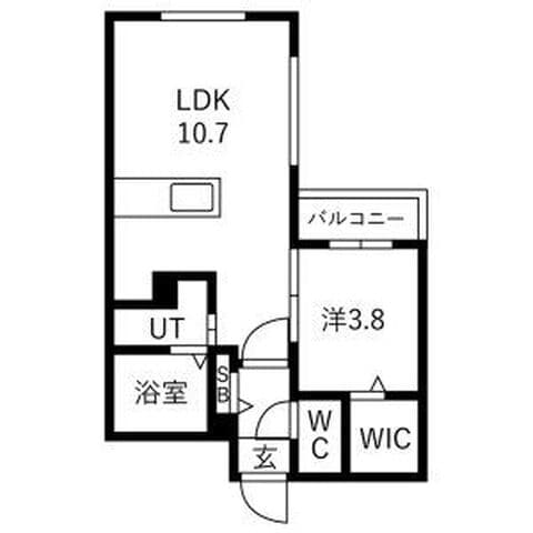 Alivis宮の森 405号室(賃貸・1LDK・7.6万円/月)の外観・室内写真