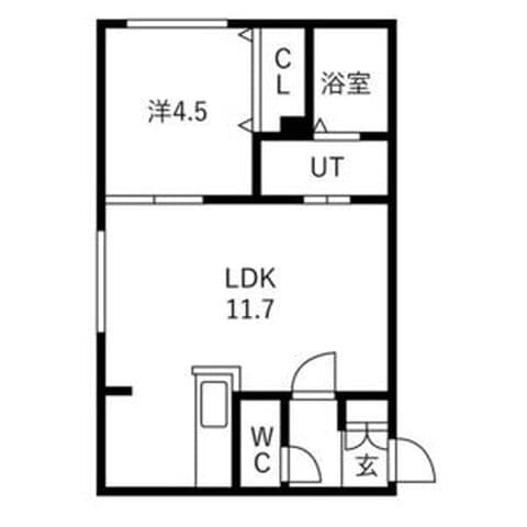 Alivis菊水 503号室(賃貸・1LDK・7.8万円/月)の外観・室内写真