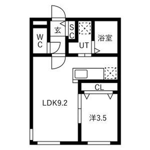 REN FAULT北大前(レンフォルトホクダイマエ) 401号室(賃貸・1LDK・6.4万円/月)の外観・室内写真