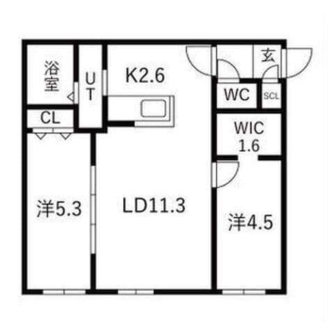 アプローズゲートウェイ 302号室(賃貸・2LDK・9.5万円/月)の外観・室内写真