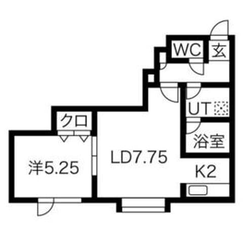 パラ・シェンプレN45 201号室(賃貸・1LDK・4.9万円/月)の外観・室内写真