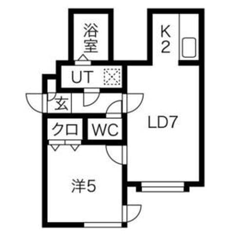 モカ 207号室(賃貸・1LDK・5万円/月)の外観・室内写真