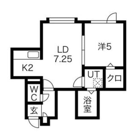 モカ 201号室(賃貸・1LDK・5万円/月)の外観・室内写真