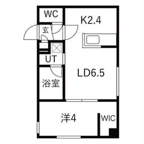 traident発寒南(トライデント) 仮)西町北8丁目MS 202号室(賃貸・1LDK・5.7万円/月)の外観・室内写真