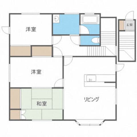 テラスハウス豊平4-11 2階号室(賃貸・3LDK・9.8万円/月)の外観・室内写真