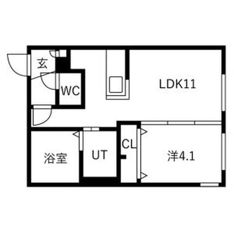 仮)北3西24MS 106号室(賃貸・1LDK・7.1万円/月)の外観・室内写真