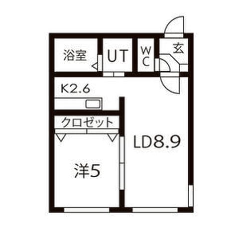 イーシティ山鼻 407号室(賃貸・1LDK・5.6万円/月)の外観・室内写真