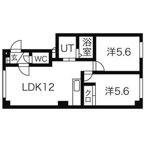 ピースプレイス 401号室(賃貸・2LDK・5.8万円/月)の外観・室内写真