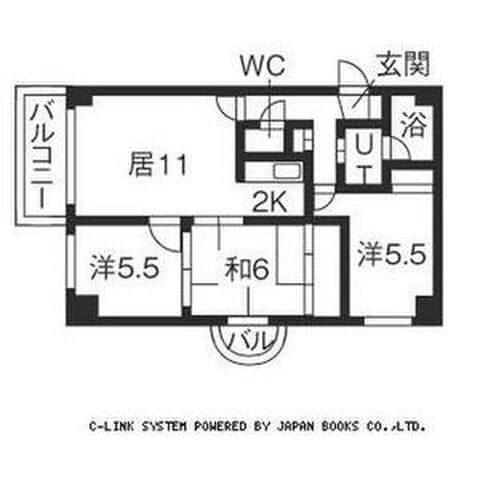 サントアリオ・デ大谷地 601号室(賃貸・3LDK・7.6万円/月)の外観・室内写真