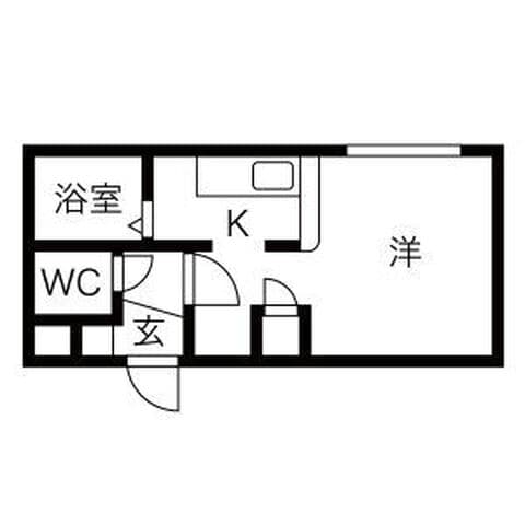 ステュディオ北12条 111号室(賃貸・1K・2.9万円/月)の外観・室内写真