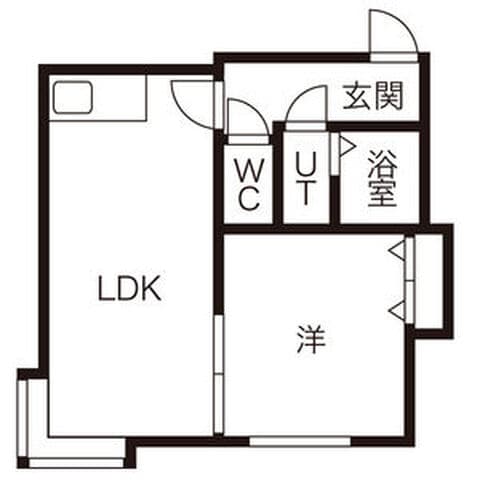 ソニア316 102号室(賃貸・1LDK・4.5万円/月)の外観・室内写真