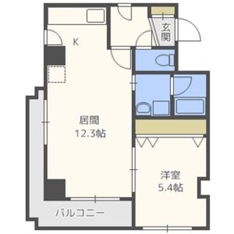 GYM壱番館 503号室(賃貸・1LDK・6.4万円/月)の外観・室内写真