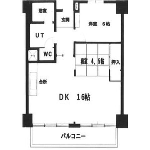 パークレジデンス 503号室(賃貸・2DK・6万円/月)の外観・室内写真
