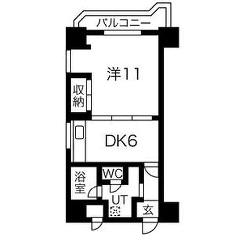 ドミ18ロイヤル 301号室(賃貸・1DK・4.5万円/月)の外観・室内写真