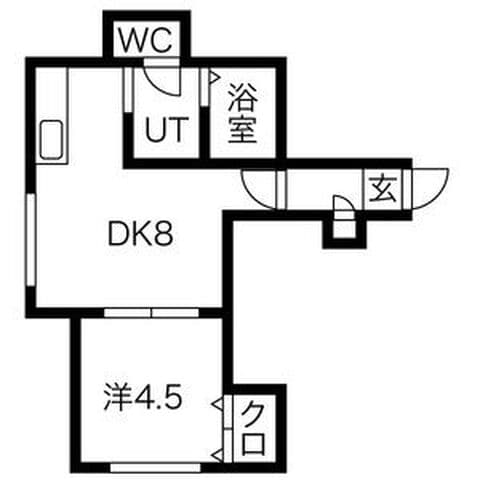 ブリックスクエア 305号室(賃貸・1LDK・4.6万円/月)の外観・室内写真