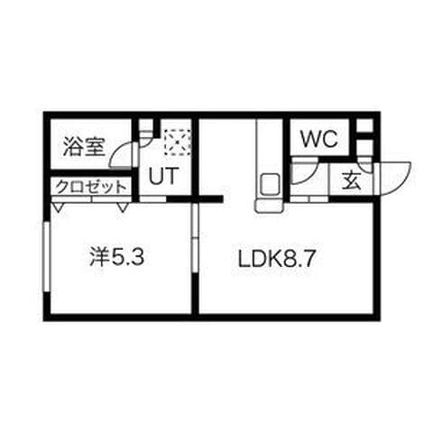 ラ・エスタシオン 302号室(賃貸・1LDK・5万円/月)の外観・室内写真