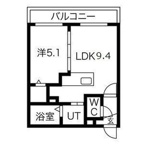 Le Pivot 202号室(賃貸・1LDK・5.6万円/月)の外観・室内写真
