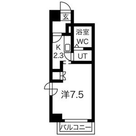 パークアベニュー札幌 701号室(賃貸・1K・3.5万円/月)の外観・室内写真