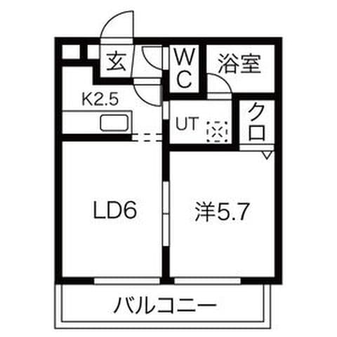 ブランノワール北27条 405号室(賃貸・1DK・5.7万円/月)の外観・室内写真