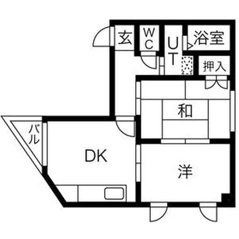 ライフコートV 301号室(賃貸・2DK・5万円/月)の外観・室内写真