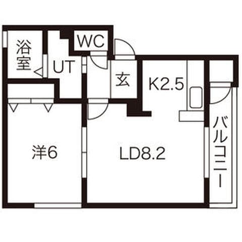 ラインストリーム 201号室(賃貸・1LDK・5.3万円/月)の外観・室内写真