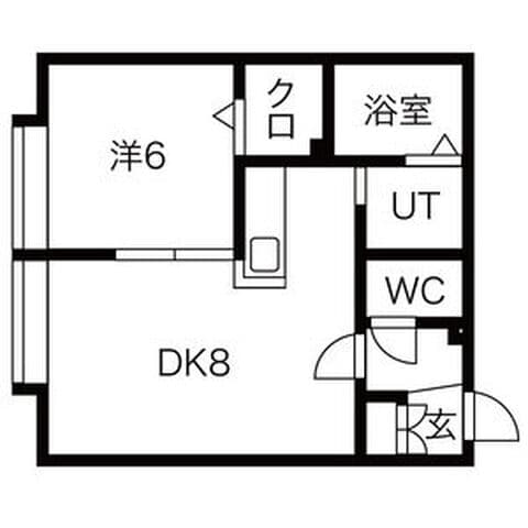 エクセレントN27 102号室(賃貸・1LDK・4万円/月)の外観・室内写真