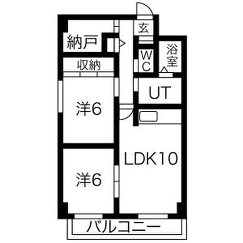 琴似コーポ山竹 501号室(賃貸・2DK・7.8万円/月)の外観・室内写真