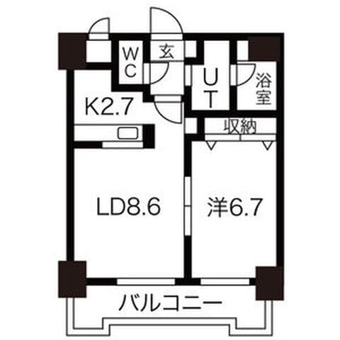 Royal Hyatt(ロイヤルハイアット) 402号室(賃貸・1LDK・6.3万円/月)の外観・室内写真