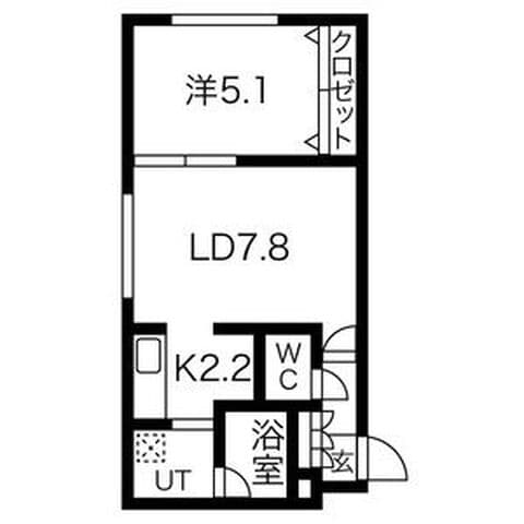 ベルビューイルミネ 402号室(賃貸・1LDK・5.6万円/月)の外観・室内写真