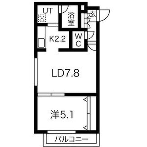 ベルビューイルミネ 403号室(賃貸・1LDK・5.6万円/月)の外観・室内写真