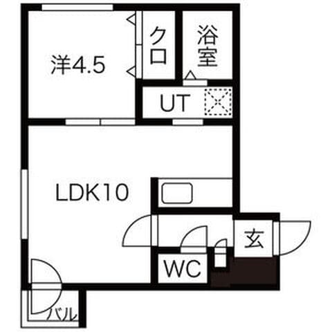 ルーク南4条 406号室(賃貸・1LDK・6.1万円/月)の外観・室内写真