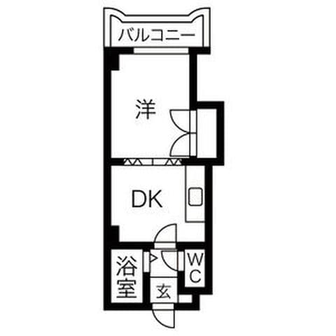 プレジール山鼻 508号室(賃貸・1DK・3.8万円/月)の外観・室内写真