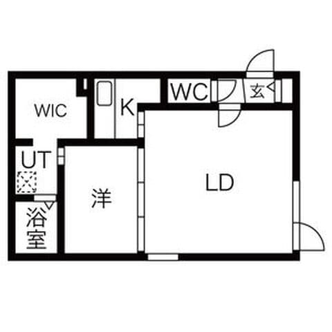 chou chouS9 501号室(賃貸・1LDK・6.8万円/月)の外観・室内写真